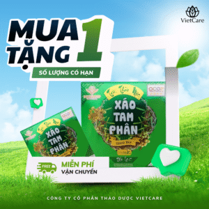Trà Thảo Mộc Xáo Tam Phân Khánh Hòa Pomtea (Túi lọc) – Hộp 10 gói