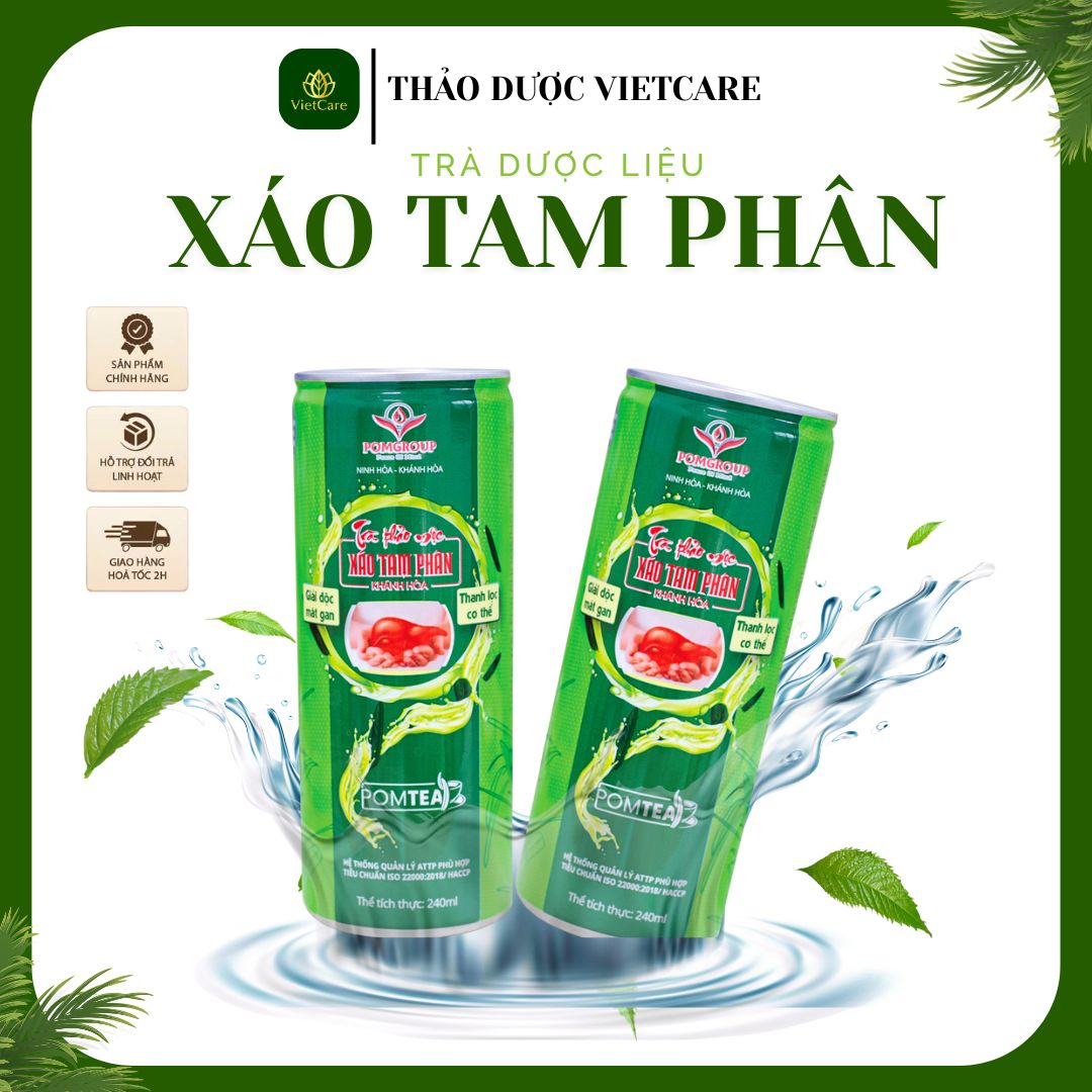 Trà Xáo Tam Phân - Lon - Viet Care (2)