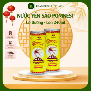 Nước Yến Sào Pomnest Có Đường Lon 240ml