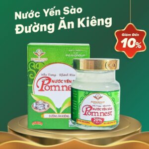Nước Yến Sào Pomnest Đường Ăn Kiêng