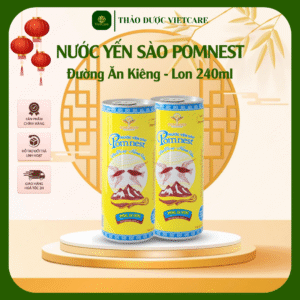 Nước Yến Sào Pomnest Đường Ăn Kiêng Lon 240ml