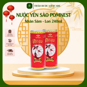 Nước Yến Sào Pomnest Nhân Sâm Lon 240ml