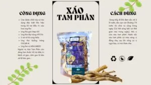 Trà xáo tam phân sử dụng thế nào?
