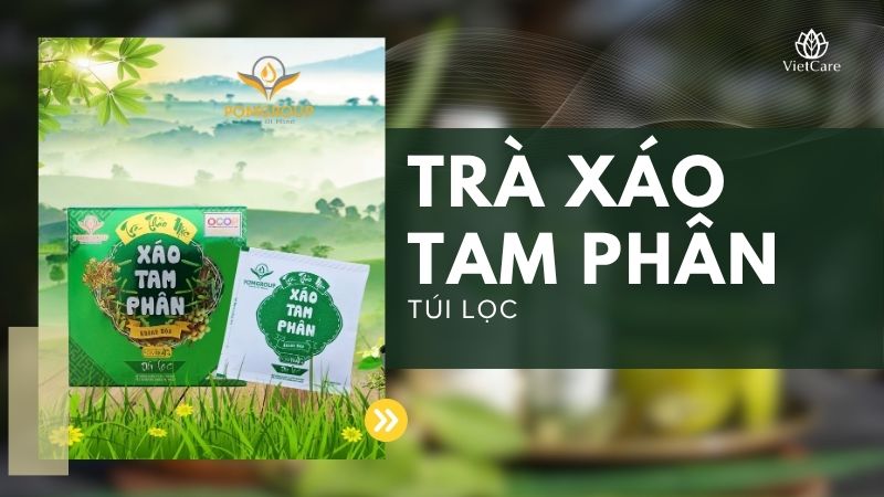 Trà xáo tam phân túi lọc