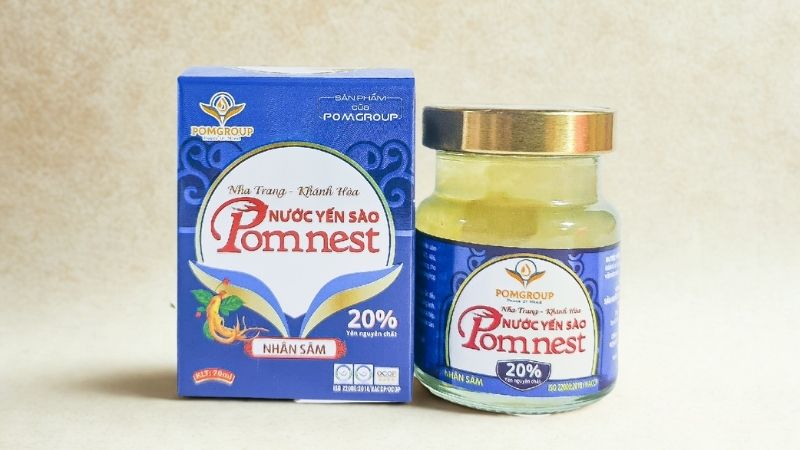 Tổng quan nước yến sào nhân sâm Pomnest