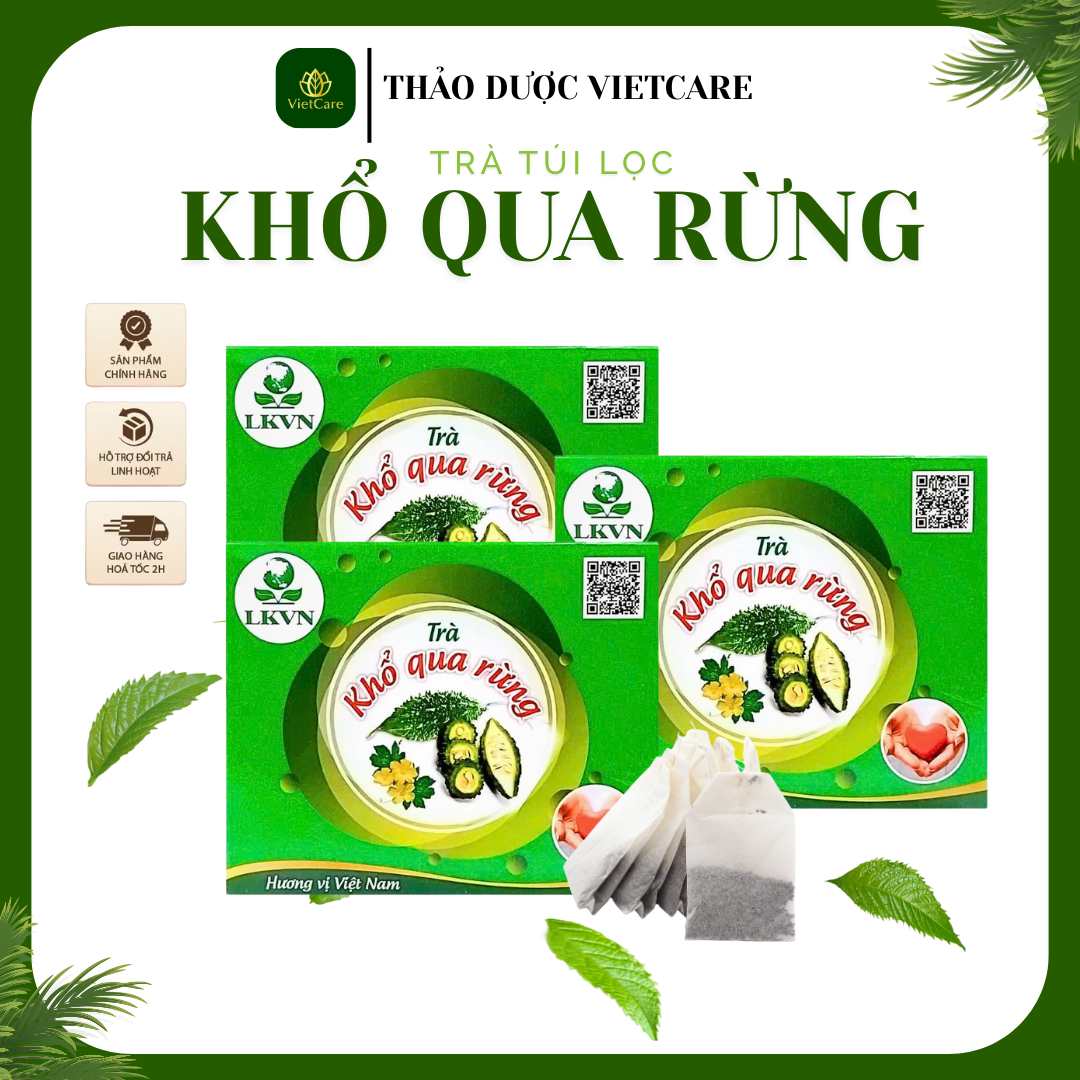 TRÀ TÚI LỌC KHỔ QUA RỪNG