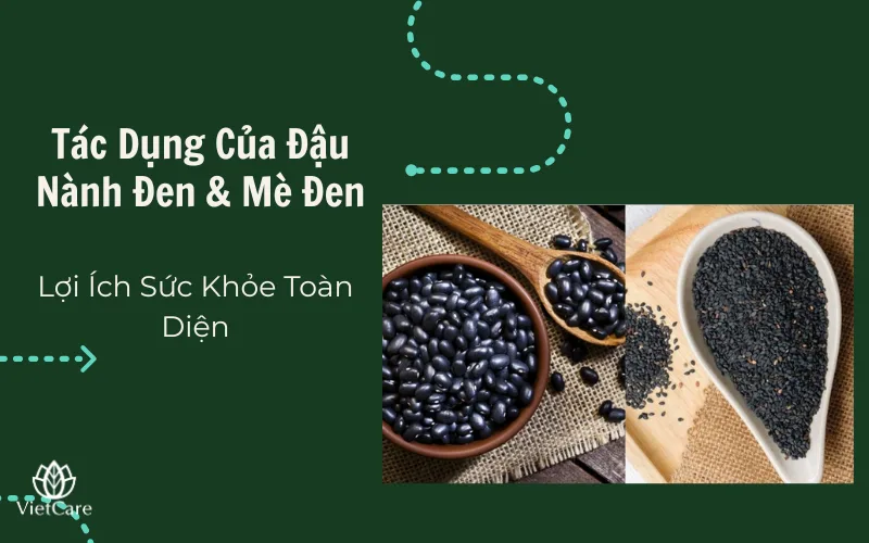 Tác Dụng Của Đậu Nành Đen & Mè Đen