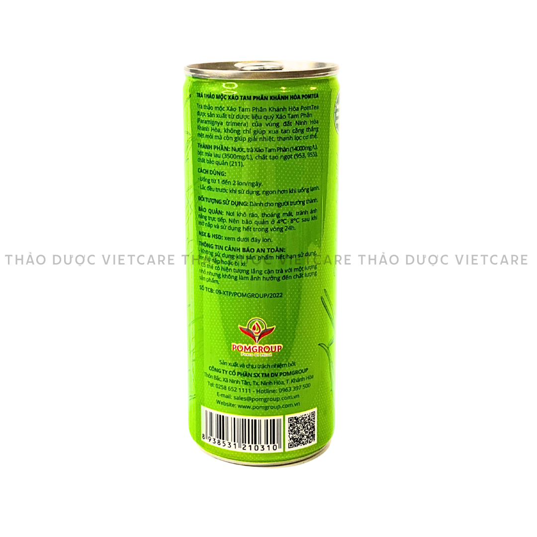 Trà Thảo Mộc Xáo Tam Phân Lon - VietCare (3)