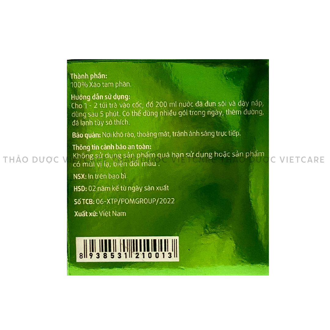 Trả Túi Lọc Xáo Tam Phân - Hộp 10 gói