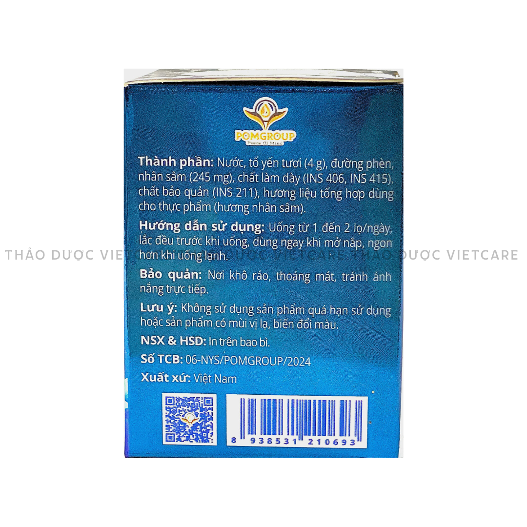 Yến Sào 100 - Nhân Sâm - VietCare (2)