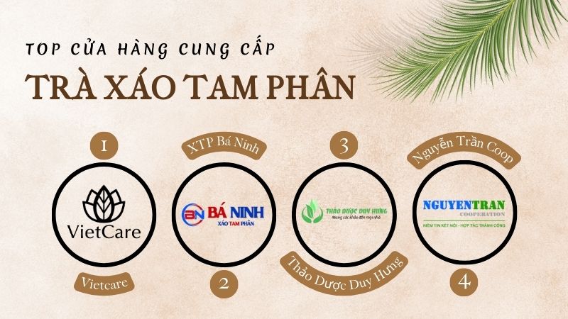 trà xáo tam phân giá bao nhiêu? Cửa hàng nào bán uy tín?