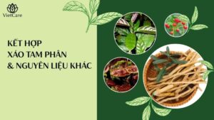 Hướng dẫn kết hợp xáo tam phân và các nguyên liệu khác giúp bổ sung công dụng và hương vị