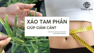 Xáo tam phân giúp giảm cân tự nhiên, dùng sao cho an toàn?