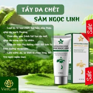 Tẩy tế bào chết sâm ngọc linh