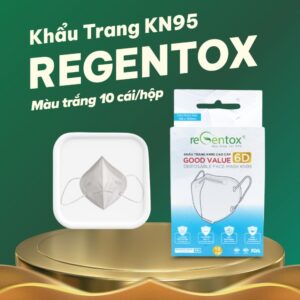 Khẩu trang KN95 Regentox trắng (10 cái/hộp)