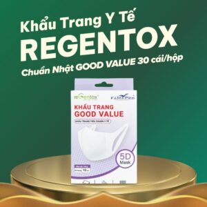 Khẩu trang Regentox chuẩn Nhật GOOD VALUE (30 cái/hộp)